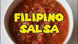 How To Make FILIPINO RED SALSA (Ready in 5 Minutes)