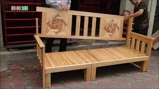 Assembling Wooden Sofa Bed With 3d Backrest | Lắp Rap Sofa Giường Tựa Lưng 3D Gỗ | Do Go 24H