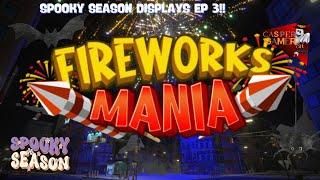 Fireworks Mania An Explosive Simulator, spooky season  display with music episode 3