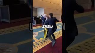 Ukrainian & Russian Diplomats Brawl