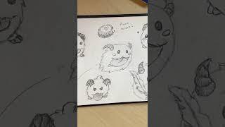 Poro Spread Part 1  #art #traditionalart #drawing #sketch #poro #leagueoflegends