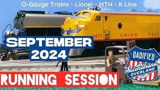 O-Gauge Running Session - September 2024: All our Trains!