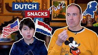 Part 2: American Father & Son Try Dutch Snacks for the First Time! 먹방 4K