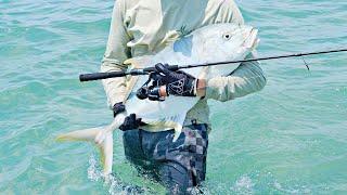 Sand flats fishing with light spin tackle