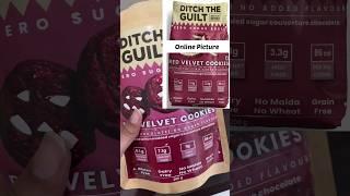 Ditch the guilt | Ditch the Guilt Red Velvet Cookies | Review  #shortsfeed #ytshorts #shorts
