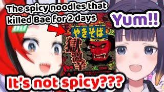 Bae Was BAFFLED to See How UNFLINCHED Ina Was While Eating Her Super Spicy Noodles