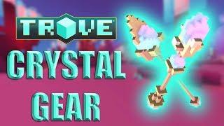 TROVE NEW CRYSTAL GEAR - How to craft, find, upgrade the new crystal gear - Trove PTS