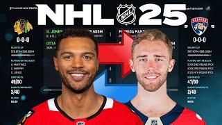 NHL 25 - SETH JONES TO FLORIDA TRADE SIMULATION