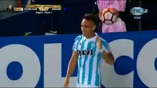 Primer Gol de Lautaro - Racing 1 vs Cruzeiro 0 - El Primer Grande