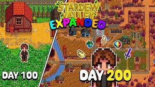 I Played 200 Days of Stardew Valley EXPANDED...You won't BELIEVE what happened