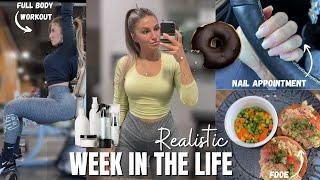 WEEKLY VLOG| Breaking the binge eating cycle, Full body workout,  Shower routine + New nails!