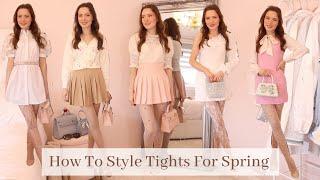 How To Style Tights For Spring | Molly Jo