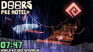 DOORS : New Hotel- Modifier Update | World Record Speedrun *No Cheats* [ROBLOX]