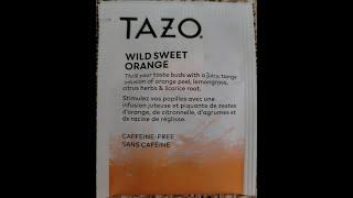 Tea Reviews - Tazo Wild Sweet Orange