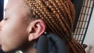 Industrial Piercing CLOSE UP