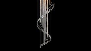 Demo procedural chandelier_3 modelling. Моделирование процедурной люстры 3ds max