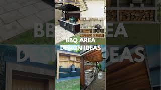 BBQ Area Design Ideas #shorts #bbqlovers  #gardendesignideas #smallgarden #bushes #gardeningtips