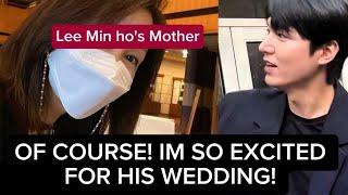 LEE MIN HO'S MOTHER HAPPILY SHARED THIS GOODNEWS! YES! MY SON IS GETTING MARRIED!