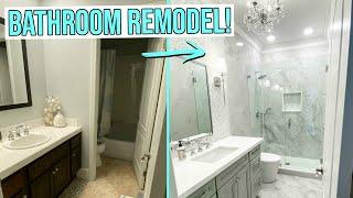 2 EXTREME BATHROOM REMODELS! Master + Guest Bathroom Gut Renovation!