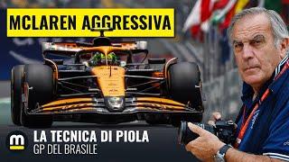 MCLAREN molto AGGRESSIVA, RED BULL e FERRARI COPERTE - con Giorgio Piola