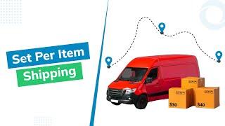 Set Per Item Product Shipping Cost in FLOWRiX