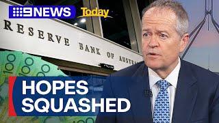 Rate cut hopes dashed after disappointing jobs report | 9 News Australia