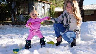 Creating a Snow Day in Hot Arizona Weather!