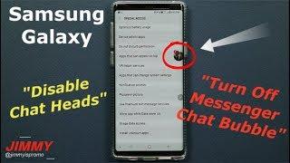 How To Disable Chat Heads (Messenger Bubble)