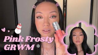 Pink Frosty Makeup Tutorial ️ ft. Taiwan Makeup Haul GRWM