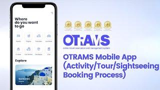 OTRAMS Mobile App Activity Booking Flow