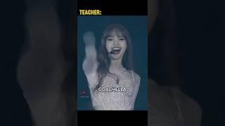 Student vs teacher #lisa#rose#jennie#jisoo