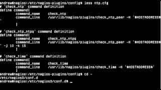 Nagios Core Defining a Service to check NTP