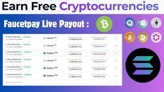 Claim Free Crypto faucet | Instant Faucetpay Wallet Withdraw | Earn Daily free Coins #crypto #btc