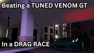 Beating a TUNED VENOM GT in a Drag Race! (Roblox SWFL)