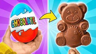 EASY RECIPE! Making Giant Bear-Shaped Chocolate Ice Cream