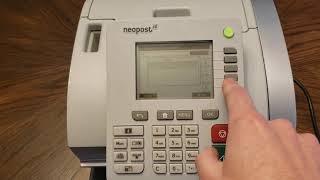 Setting Up an Imprint Memory for a Frequently Used Rate on Neopost Postage Printer