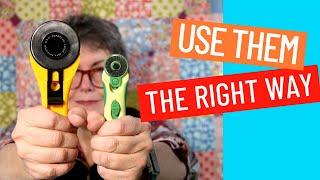  HOW TO USE YOUR ROTARY CUTTER - 10 TIPS FOR BETTER RESULTS