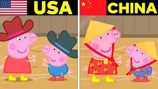 10 PEPPA PIG SCENES You Didn’t Know Are DIFFERENT in Other Countries!