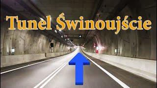 4K50p | Drive through the new Mega Tunnel in Swinoujscie, Poland