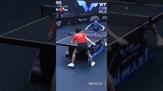 장성일 : 2구를 백핸드 플릭으로~#pingpong