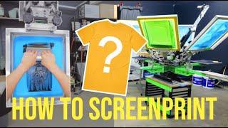 Screen Print Your Own T-Shirt: Step by Step Tutorial