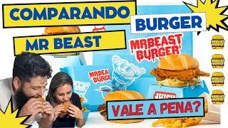 Comendo MrBeast Burger vs. Nosso Hambúrguer  (qual Vale a pena?)