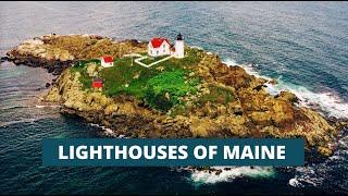 Maine Lighthouses: West Quoddy Head, Nubble, Bass Harbor, Pemaquid, Rockland Breakwater, many more