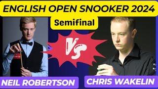 Neil Robertson vs Chris Wakelin | English Open Snooker 2024 Semifinal Highlights