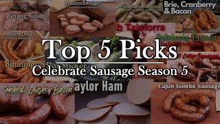 My top 5 Sausages from Celebrate Sausage Season 5 | BONUS EPISODE