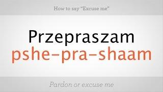 How to Say "Excuse Me" in Polish | Polish Lessons