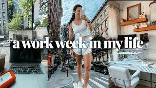 a week of work and wellness | 6am morning routine, healthy habits + marathon training