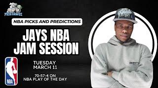 NBA Picks & Predictions Tuesday 3/11/25 | Jay's NBA Jam Session