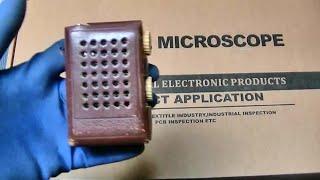 Soviet Eaglet Орленок Micro Radio Vs Joyalens JL210 Plus Digital Microscope