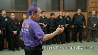 SPECIAL!! Ninja Grandmaster Masaaki Hatsumi Sensei - Budo Taijutsu at Hombu Dojo 3